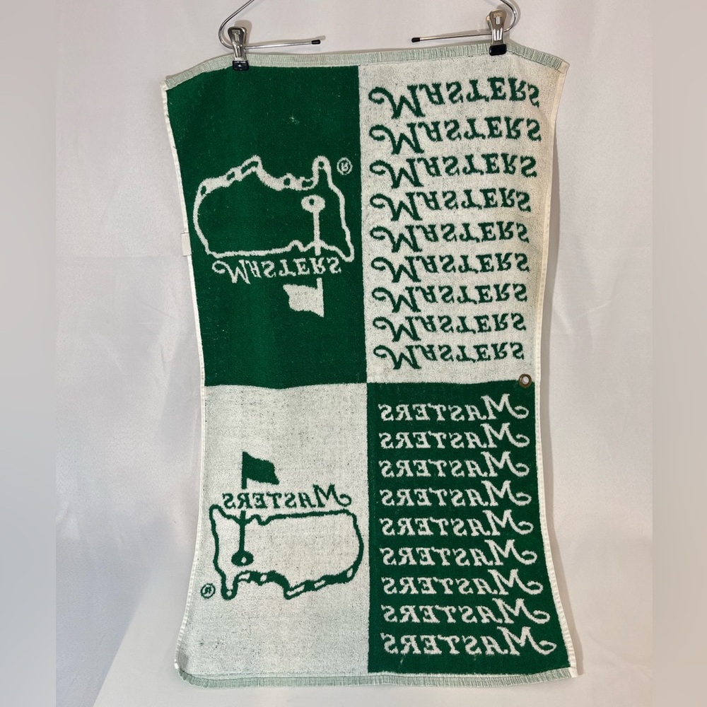 VTG Masters Large Golf Towel 80s Made in USA by Cannon - Picture 3 of 9